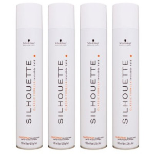 Schwarzkopf Silhouette Classic Formula 4 x 500 ml Haarspray flexibler Halt