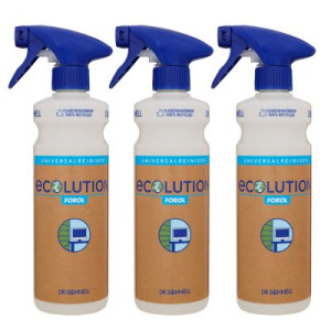 Dr. Schnell Ecolution Forol Handsprüher Leerflasche 3 x 500 ml für Forol Sticks