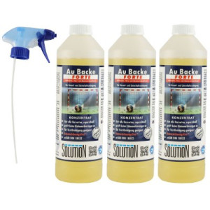 Solution Au Backe Forte 3 x 500 ml Hochkonzentrat entfernt alle Harzarten