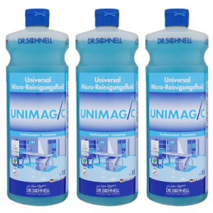 Dr. Schnell Unimagic 3 x 1 Liter Unterhaltsreiniger Bodenreiniger Konzentrat