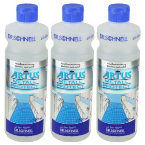 Dr. Schnell Artus Metall Protect 3 x 500 ml Edelstahl Metalloberflächen
