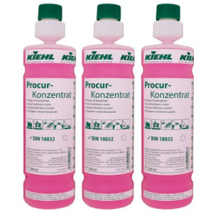 Kiehl Procur Konzentrat 3 x 1 Liter Wischpflege Reiniger mit Spezialpflege