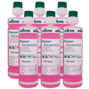 Kiehl Procur Konzentrat 6 x 1 Liter Wischpflege Reiniger mit Spezialpflege