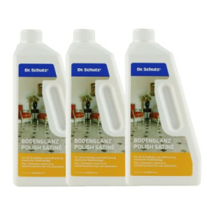 Dr. Schutz Bodenglanz 3 x 750 ml Pflege & Refresher auch für PU-Oberflächen