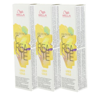 Wella Color Fresh Create 3 x 60 ml - 10 Uber Gold