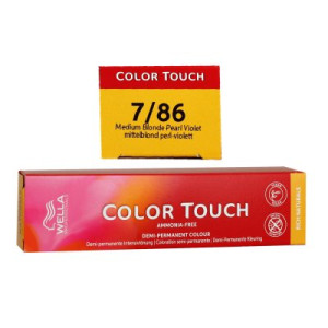 Wella Color Touch Rich Naturals 60 ml 7/86 mittelblond perl violett