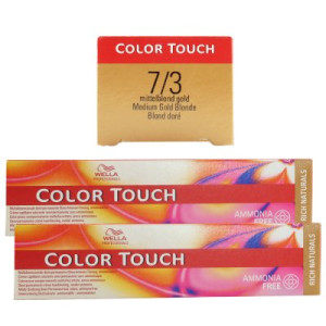 Wella Color Touch Rich Naturals 2 x 60 ml 7/3 mittelblond gold