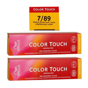 Wella Color Touch Rich Naturals 2 x 60 ml 7/89 mittelblond perl cendre
