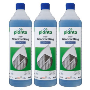 Buzil Planta Buz Window King 3 x 1 Liter P 913 ökologischer Fenster- und Glasreiniger