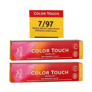 Wella Color Touch Rich Naturals 2 x 60 ml 7/97 mittelblond cendré braun