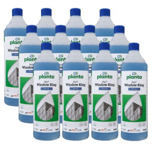Buzil Planta Buz Window King 12 x 1 Liter P 913 ökologischer Fenster- und Glasreiniger