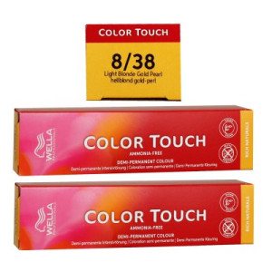 Wella Color Touch Rich Naturals 2 x 60 ml 8/38 hellblond gold perl