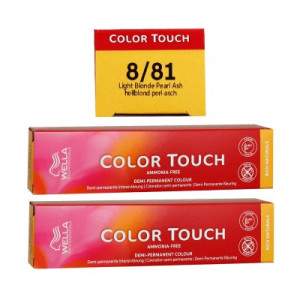 Wella Color Touch Rich Naturals 2 x 60 ml 8/81 hellblond perl asch