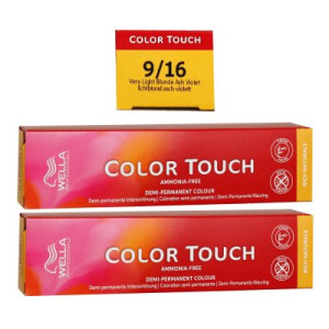 Wella Color Touch Rich Naturals 2 x 60 ml 9/16 lichtblond asch violett