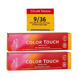 Wella Color Touch Rich Naturals 2 x 60 ml 9/36 lichtblond gold violett