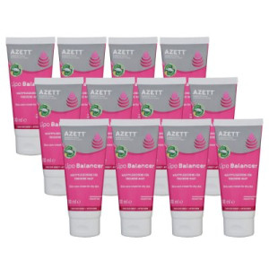 Azett Lipo Balancer Cream 12 x 100 ml Hautpflegecreme für trockene Haut Rückfettend
