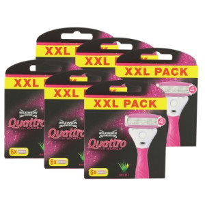 Wilkinson Sword Quattro for Women 6 x 6 Rasierklingen Aloe Vera