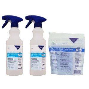 Kleen Purgatis Severa Multi Kleen Tab Pro 30 Tabs & 2 x 500 ml Flasche