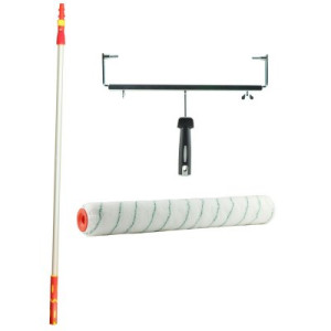 Dr. Schutz Click Teleskopstange 150 - 300 cm & Lackrollenhalter 50 cm & Lack-Rolle