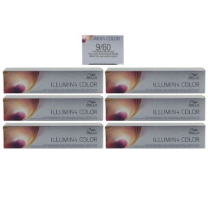 Wella Illumina 6 x 60 ml 9/60 lichtblond violett natur