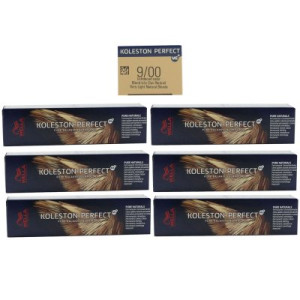 Wella Koleston 6 x 60 ml 9/00 lichtblond natur