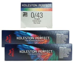 Wella Koleston Perfect ME Special Mix 2 x 60 ml 0/43 Rot Gold