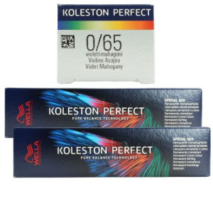 Wella Koleston Perfect ME Special Mix 2 x 60 ml 0/65 Violett Mahagoni