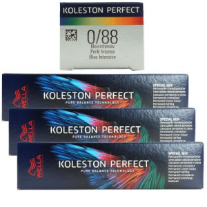Wella Koleston Perfect ME Special Mix 3 x 60 ml 0/88 Blau Intensiv
