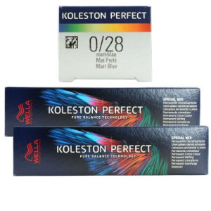 Wella Koleston Perfect ME Special Mix 2 x 60 ml 0/28 Matt Blau