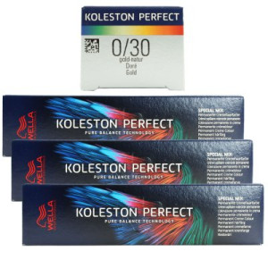 Wella Koleston Perfect ME Special Mix 3 x 60 ml 0/30 Gold Natur