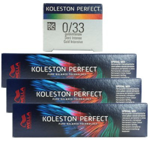 Wella Koleston Perfect ME Special Mix 3 x 60 ml 0/33 Gold Intensiv