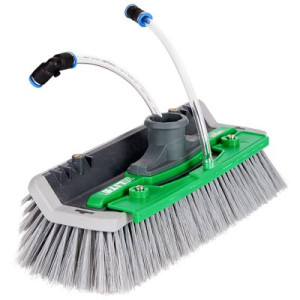 Unger HiFlo nLite Bürste NUR28 Reinigungsbürste 28cm ungesplissene Borsten grau