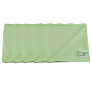 Unger MicroWipe 5 x grün Microfasertuch Glas und Fensterreinigung 40 x 40 cm