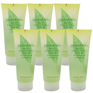 Elizabeth Arden Green Tea 6 x 200 ml Bath & Showergel Duschgel