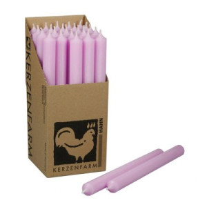 25 Stabkerzen Pastelllila 250 x 22 mm Kerzenfarm Kerzen Candle