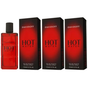 Davidoff Hot Water 3 x 110 ml Eau de Toilette EDT Herrenduft
