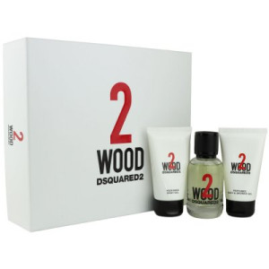 Dsquared2 2 Wood 50 ml Eau de Toilette EDT & 50 ml Showergel & 50 ml Bodylotion Unisex