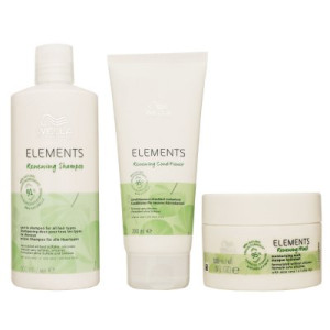 Wella Elements stärkendes Shampoo 500 ml & Conditoner 200 ml & Maske 150 ml