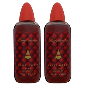 Pino Silvestre Amber Woods 2 x 500 ml Duschgel Bath & Showergel Shower Gel
