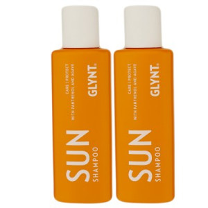 Glynt Sun Shampoo 2 x 100 ml Care & Protect Panthenol & Agave Schutz & Regeneration Vegan