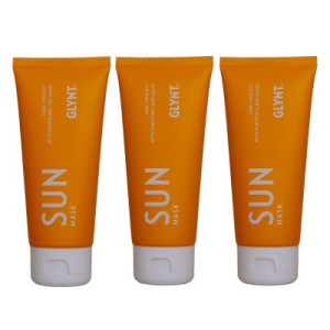 Glynt Sun Mask 3 x 100 ml für Sonnenstrapaziertes Haar