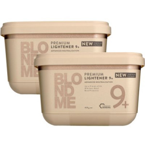Schwarzkopf Blondme 2 x 450 g Premium Aufheller 9+ Box Blondierpulver
