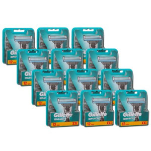 Gillette Mach3 Rasierklingen 12 x 12 Stück Klingen XXL