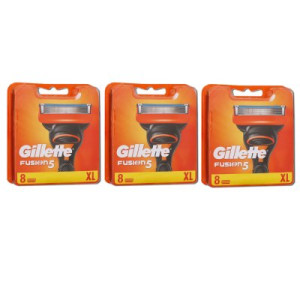 Gillette Fusion5 Rasierklingen 3 x 8 Stück Klingen XL