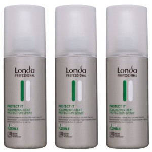 Londa Style Protect It 3 x 150 ml Haarspray mit Hitzeschutz für flexiblen Halt