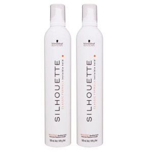 Schwarzkopf Silhouette Classic Formula 2 x 500 ml Mousse Haarschaum flexibler Halt