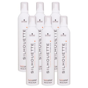 Schwarzkopf Silhouette Classic Formula 6 x 500 ml Mousse Haarschaum flexibler Halt