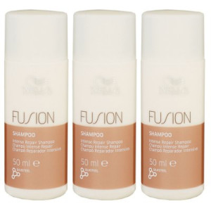 Wella Fusion Intense Repair 3 x 50 ml Shampoo Haarshampoo
