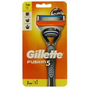 Gillette Fusion 5 Rasierapparat mit 2 Klingen Herrenrasierer Rasierer