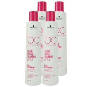 Schwarzkopf Bonacure Color Freeze 4 x 250 ml Shampoo für coloriertes Haar